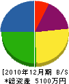 東洋電気 貸借対照表 2010年12月期