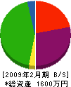 村井工業 貸借対照表 2009年2月期