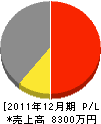 大阪スイコー 損益計算書 2011年12月期