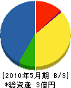 寿電興 貸借対照表 2010年5月期