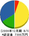 坂井設備工業所 貸借対照表 2008年12月期