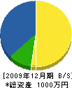 長坂電業社 貸借対照表 2009年12月期