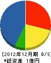 辻組 貸借対照表 2012年12月期