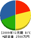 藤弘建設 貸借対照表 2009年12月期