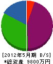 山崎クリーン 貸借対照表 2012年5月期