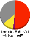 飯塚水道工務店 損益計算書 2011年6月期