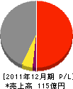 鶴見曹達 損益計算書 2011年12月期