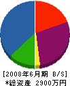 昭建産業 貸借対照表 2008年6月期