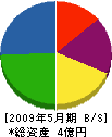 和田設備工業 貸借対照表 2009年5月期