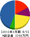 栄進電設工業 貸借対照表 2012年3月期