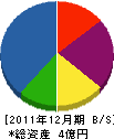 大昭商事 貸借対照表 2011年12月期