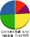 伊賀電気工業所 貸借対照表 2010年5月期