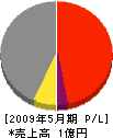 峰松建設 損益計算書 2009年5月期