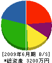 高橋グリーン建設 貸借対照表 2009年6月期