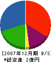 オトミチ 貸借対照表 2007年12月期