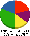 吉村土建 貸借対照表 2010年6月期