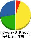 山本組 貸借対照表 2009年6月期