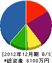 日本電気設備 貸借対照表 2012年12月期
