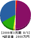 慧光 貸借対照表 2008年3月期