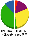 太陽電気工業 貸借対照表 2008年10月期