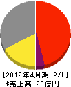 北辰映電 損益計算書 2012年4月期