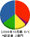 司商会 貸借対照表 2008年10月期
