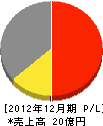 日学 損益計算書 2012年12月期