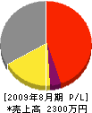 千島建設 損益計算書 2009年8月期