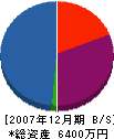 おさむ工業所 貸借対照表 2007年12月期