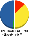 ヤマト 貸借対照表 2008年6月期