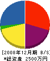 武田組 貸借対照表 2008年12月期