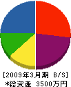 梶原電気商会 貸借対照表 2009年3月期