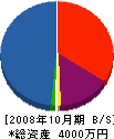 ビルドテック 貸借対照表 2008年10月期