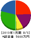 平井工装 貸借対照表 2013年1月期