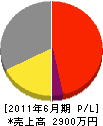 村井電気工事 損益計算書 2011年6月期