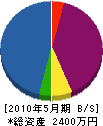 山栄電工 貸借対照表 2010年5月期