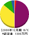 滝口工務店 貸借対照表 2008年12月期