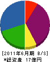 新日本建設工業 貸借対照表 2011年6月期