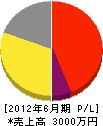 塩田塗装店 損益計算書 2012年6月期