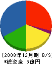 北日本計装制御 貸借対照表 2008年12月期