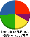清美堂 貸借対照表 2010年12月期