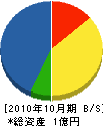 東亜交通産業 貸借対照表 2010年10月期