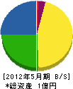 旭電通工業 貸借対照表 2012年5月期