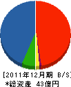 昭和環境システム 貸借対照表 2011年12月期
