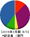 横浜テクノ建設 貸借対照表 2010年3月期