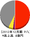 長谷川鉄工 損益計算書 2012年12月期