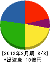 昭和住建 貸借対照表 2012年3月期