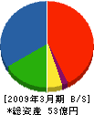 東栄 貸借対照表 2009年3月期