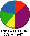 メイク美創 貸借対照表 2011年10月期