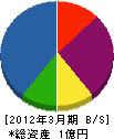 埼玉成光 貸借対照表 2012年3月期